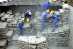 Workers at Cement Industry